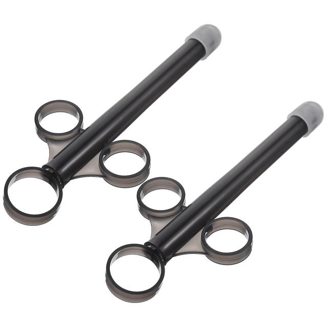 1 Pair Lubricating Oil Injectors Simple Lube Propellers Lube Sexual Lubes Applicators For Female Black Size 1 on Productcaster.