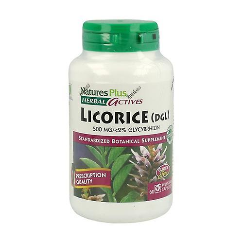 Nature's Plus Sladké drievko (Dgl) Sladké drievko Herbal Actives 60 kapsúl po 500mg on Productcaster.