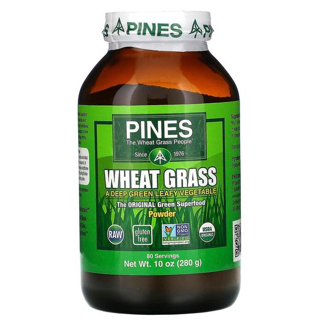 Pines International, Polvo de hierba de trigo, 10 oz (280 g) on Productcaster.