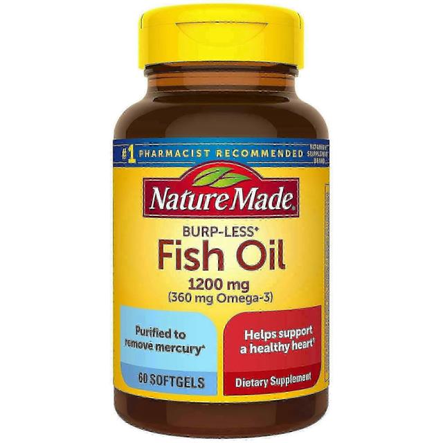 Nature made fish oil, 1200 mg, softgels, 60 ea on Productcaster.