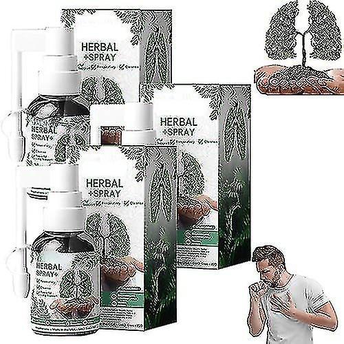 Mike Herbal Lung Cleanse Mist-powerful Lung Support, 30ml Herbal Spray, natural Herbal Lung Essence 3 Pcs on Productcaster.