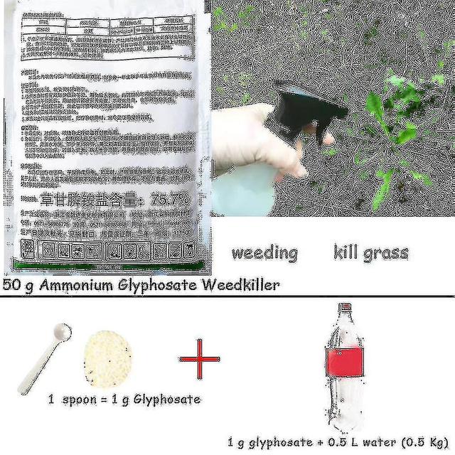 50g Glyphosate Ammonium Weed Killer - Soluble, Eco-friendly Easy To Use In Orchards.(free Shipping) 50g*2 on Productcaster.