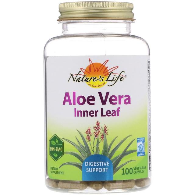 Nature's Herbs Nature's Örter, Aloe Vera, Inner Leaf, 100 vegetariska kapslar on Productcaster.