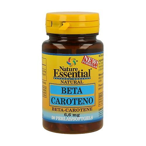 Nature Essential Beta carotene 10.000 IU 50 softgels on Productcaster.