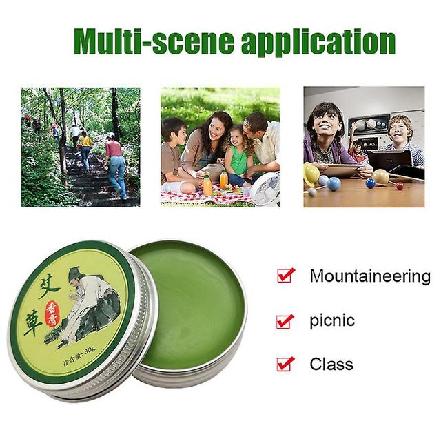 Qian 30g Wormwood Ointment Cooling Oil Moxa Moxibustion Cream Balm Anti Motion Itching Menthol Essential Oil Medical Herbal Plaster on Productcaster.