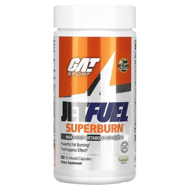 GAT, JetFUEL Superburn, 120 Oil-Infused Capsules on Productcaster.