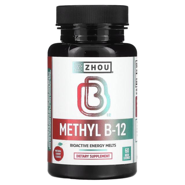 Zhou Nutrition, Methyl B-12, Natural Cherry, 60 Micro Lozenges on Productcaster.