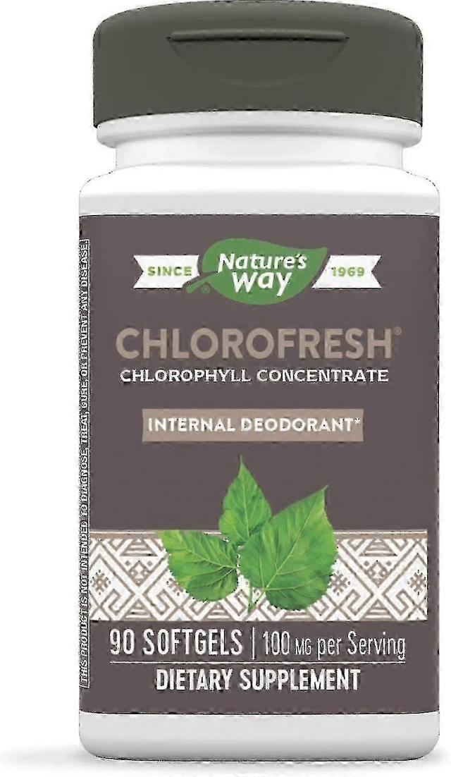 Nature's way chlorofresh interne deodorant, softgels, 90 ea on Productcaster.