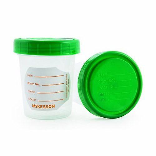 McKesson Specimen Container Polypropylene Screw Cap 120 mL (4 oz.) NonSterile, Count of 500 (Pack of 1) on Productcaster.