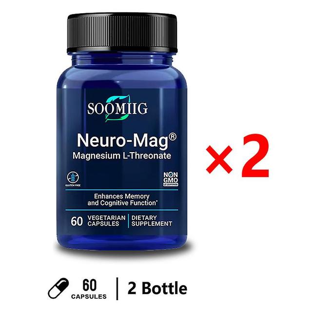 Visgaler Brain Supplement - Improves Memory & Concentration, Enhances Neural Energy & Iq Health 2 bottle on Productcaster.