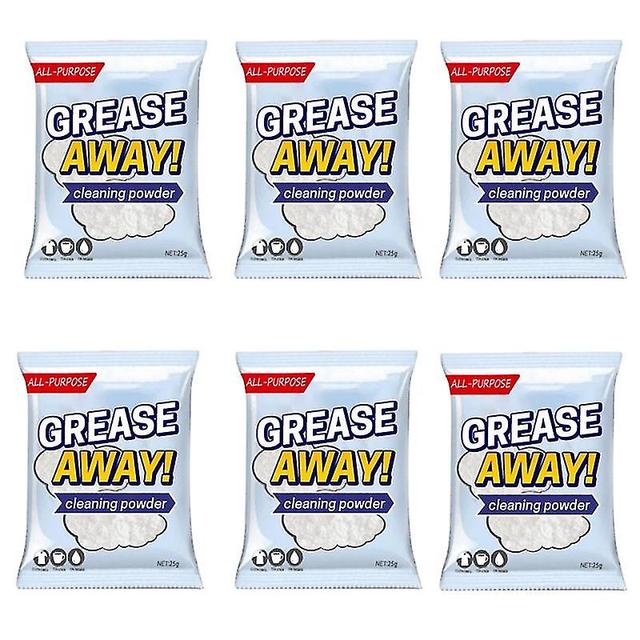 6/8/10pcs Grease Away Powder Cleaner Powerful Cleaners Home Kitchern Sink Detergent Sodium Bicarbonate Grease Away Powder Cleaning 6pcs on Productcaster.