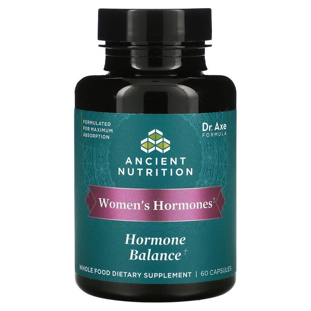 Dr. Axe / Ancient Nutrition, Women's Hormones, Hormone Balance, 60 Capsules on Productcaster.