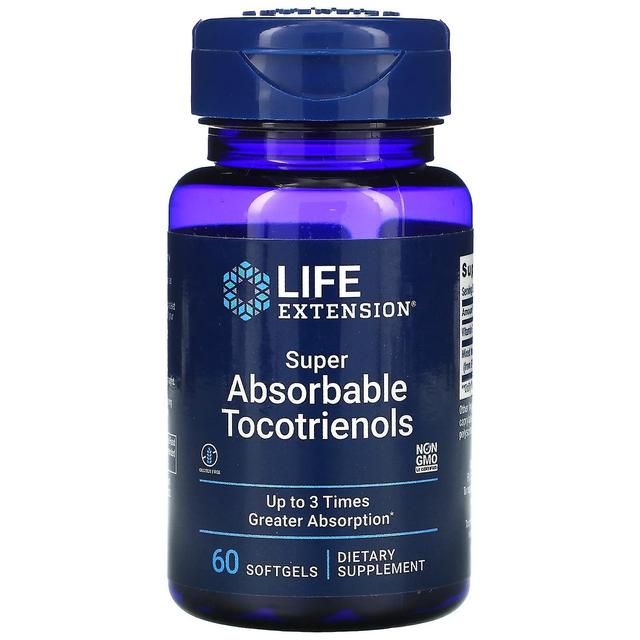 Life Extension Livsförlängning, Super absorberbara Tocotrienols, 60 Softgels on Productcaster.