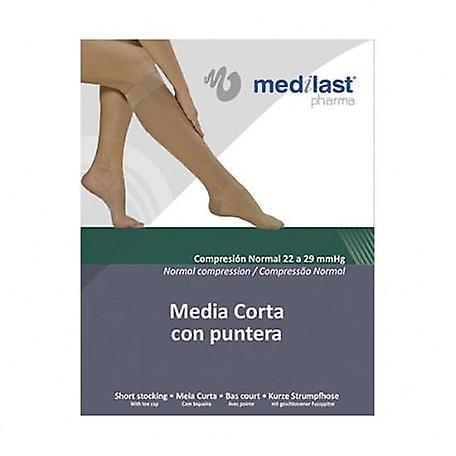 Media medilast corta con puntera negro talla l on Productcaster.