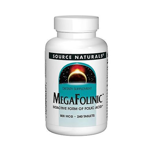 Source Naturals MegaFolinic,800 mcg,240 Tabs (Pack of 4) on Productcaster.