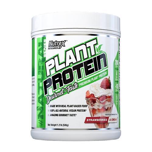 Nutrex Research Plant Protein jahody & smotana, 18 porcií (balenie po 1) on Productcaster.