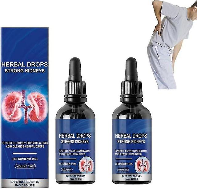 Herbal Kidney Care Drops, Herbal Drops Strong Kidneys, Relaxing And Active Repair Essence Liquid, Joint Relaxing Active Repair Esssence 2pcs on Productcaster.