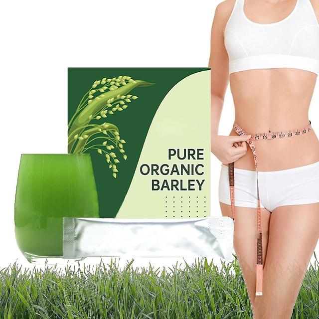 Pure Barley Grass Powder, Barley Green Grass Juice Powder With Rich Dietary Fiber, Daily Greens Booster Body Detox Healthy Drink 1 Box 20pcs-1 Box on Productcaster.