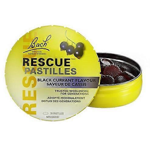 Rescue Pastilles Saveur Orange Et Fleur De Sureau, 35 doses, 50 Grammes de Bach on Productcaster.