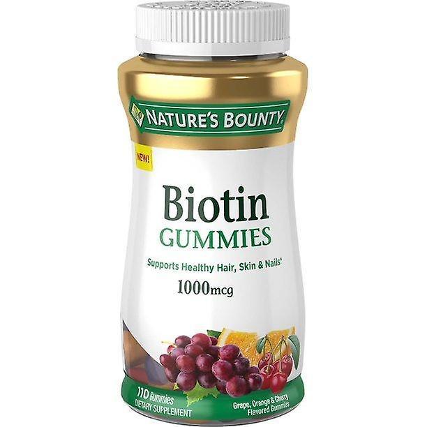 Natures Bounty Nature's bounty biotin gummies, multi-flavored, 1000 mcg, 110 ct on Productcaster.