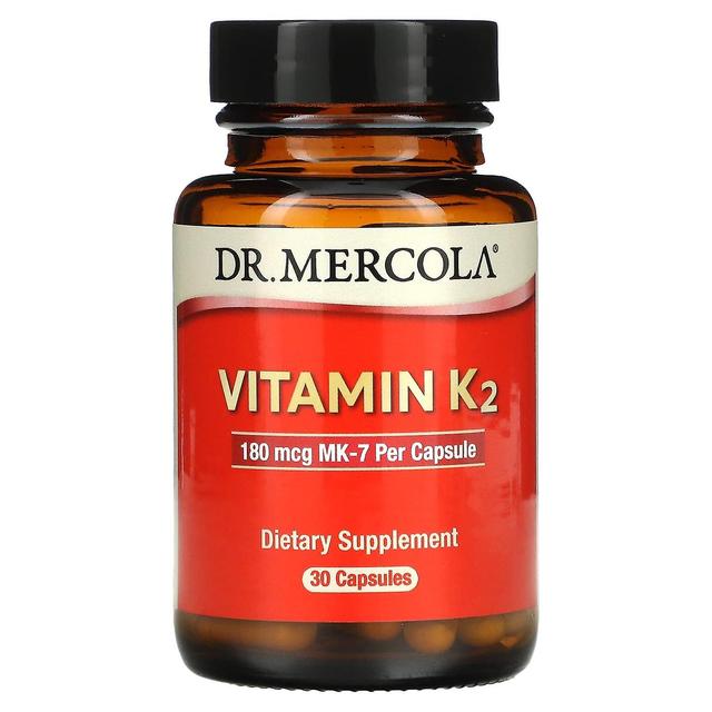 Dr. Mercola, Vitamine K2, 180 mcg, 30 Capsules on Productcaster.