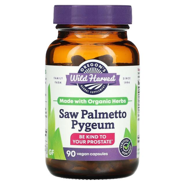 Oregon's Wild Harvest Oregons Wild Harvest, Saw Palmetto Pygeum, 90 Vegan Capsules on Productcaster.