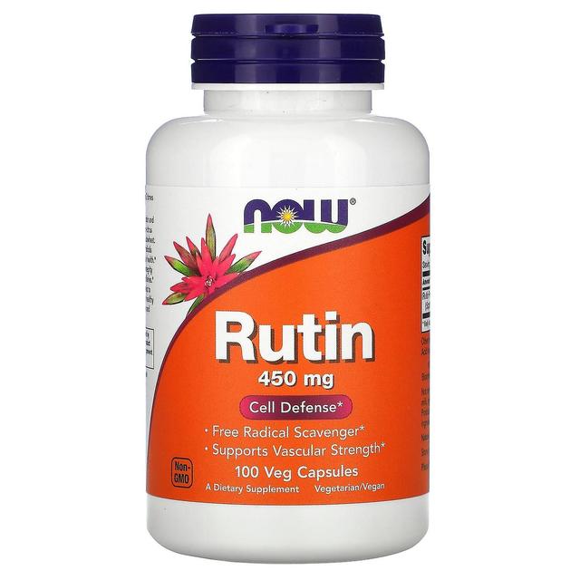 NOW Foods, Rutine, 450 mg, 100 Veg Capsules on Productcaster.