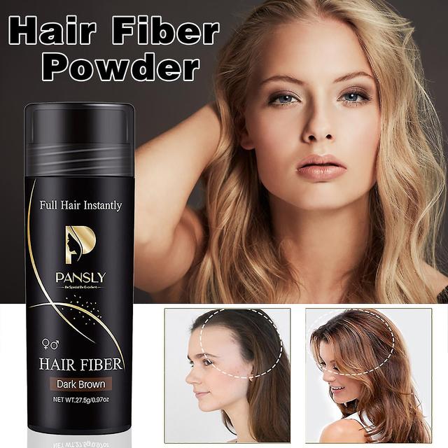 Crescita in polvere di fibra capillare, nutrimento, cura, crescita lieve, polvere di fibre dense Diradamento visivo dei capelli on Productcaster.