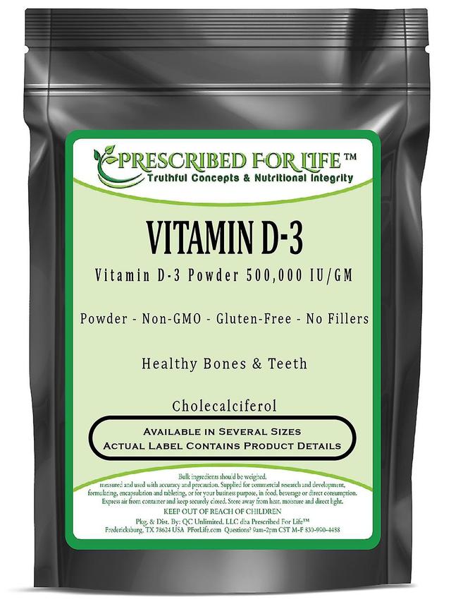 Prescribed For Life Cholecalciferol-D3-vitamiini jauhe-500 000 IU/gramma 4 oz (113 g) on Productcaster.