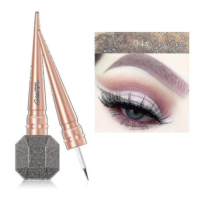 Szmtcv Colorful Glitter Eyeliner Lang anhaltender wischfester Eyeliner Highlight Brighten Liquid Eyeliner 04 on Productcaster.