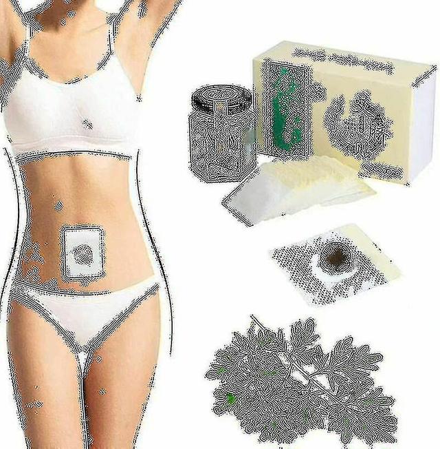 Wxgkv 30/60/90pcs Effective Ancient Remedy Healthy Detox Slimming Belly Pellet Mugwort Navel Sticker Deep Cleansing Sleeping Dehu_midification 60Pcs on Productcaster.