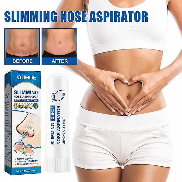 Slimming Nasal Stick, Inhaler, Detox, Aromatherapy, Navel, Arms, Legs, Belly, Fat Combustion, Firming To Soothe, Relaxation, Firming on Productcaster.