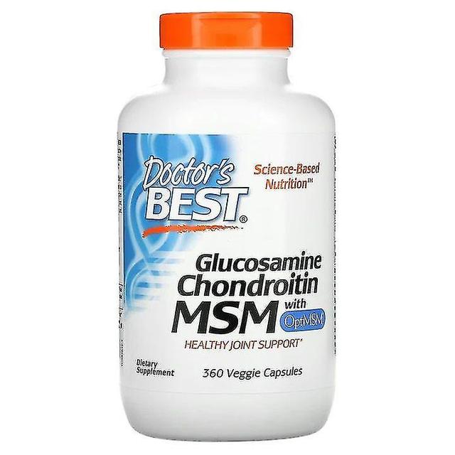 Doctor's Best Glucosamine Chondroitin MSM with OptiMSM Caps 360 on Productcaster.