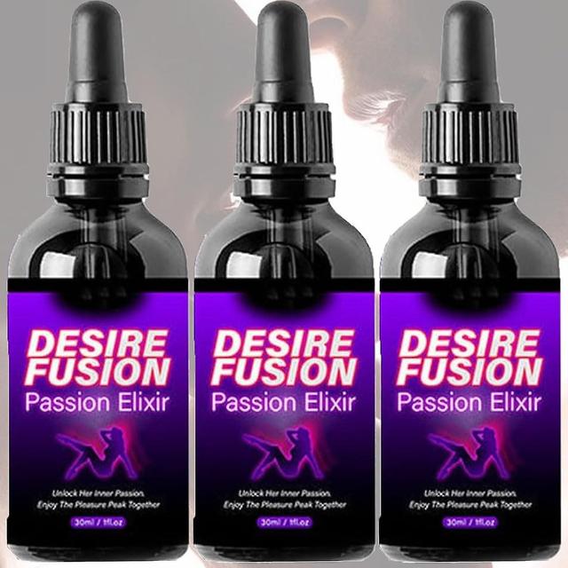 Desire Fusion Passion Eliksiiri, Salaiset onnelliset pisarat, jotka lisäävät verenkiertoa, Pleasurepeak putoaa, lisäävät herkkyyttä ja nautintoa 3 pcs on Productcaster.