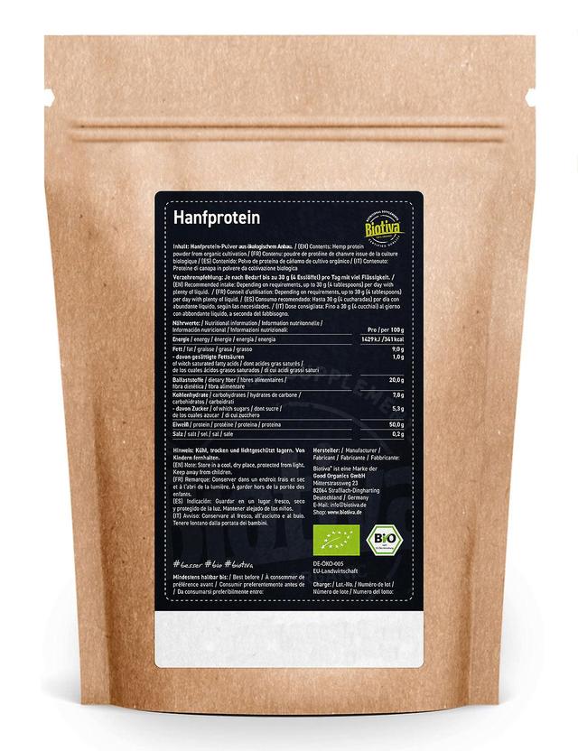 Good Organics GmbH Hanfprotein pulver 50% bio 400g on Productcaster.