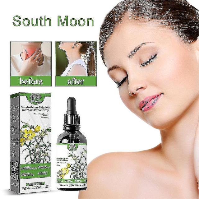 30ml Herbal Body Care Essence Snoring Health Solution Dendrobium Mullein Drop Long Lasting on Productcaster.