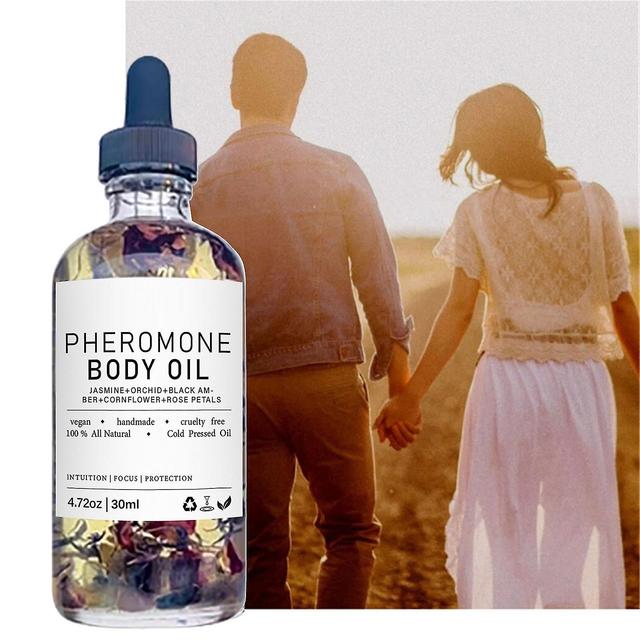 Feromone Body Oil, Pheromone Body Oil Parfyme For kvinner, feromon infundert Essential Oil Parfyme Köln-GSL4.11 30 ml x 2 stk on Productcaster.