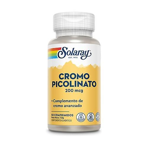 Solaray Chromium Picolinate 50 tablets of 200μg on Productcaster.