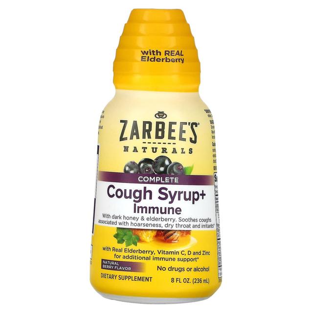 Zarbees, Complete Cough Syrup + Immune, Natural Berry, 8 fl oz (236 ml) on Productcaster.