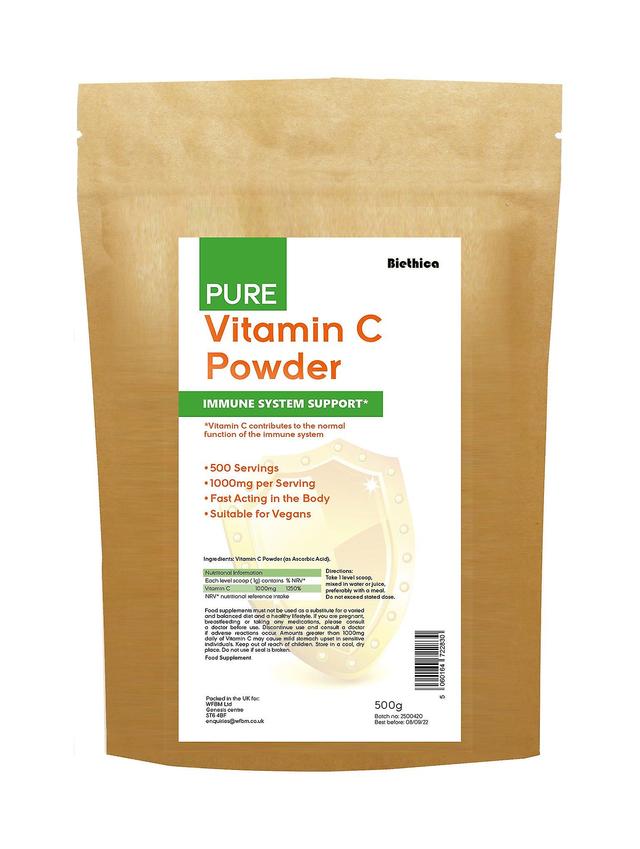 Biethica pure vitamin c powder 500g on Productcaster.