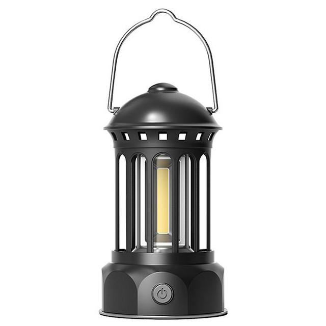 High Capacity Battery Led Lanterns Rechargeable Camping Lantern For Outdoor Black Charging Small Size on Productcaster.