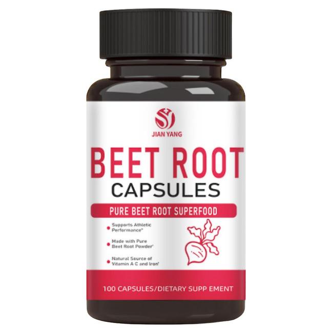 Beetroot Capsules Sports Health Supplement Improves Heart Health Blood Pressure Brain Function Energy Health Food 1pc on Productcaster.