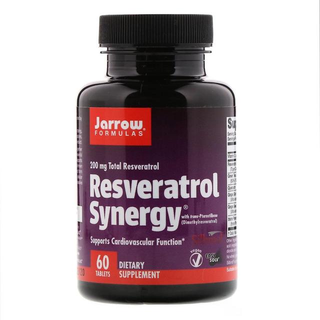 Jarrow Formulas, Resveratrol Synergy, 200 mg Total Resveratrol, 60 Tablets on Productcaster.