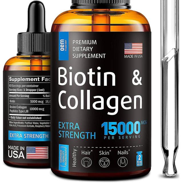 Biotin droppar kollagen droppar 60ml on Productcaster.