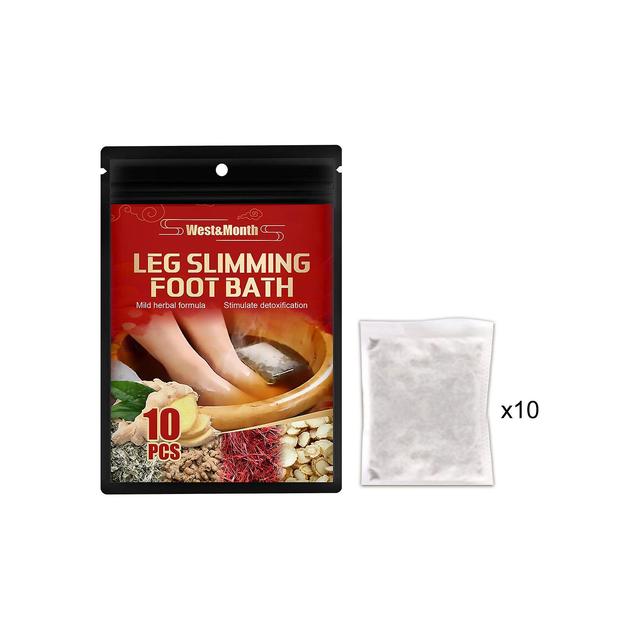 10pcs Ginger Foot Bath Bag Dredging Lymph To Cold Help Sleep Old Ginger Safflower Wormwood Foot Soak Medicine Bag on Productcaster.