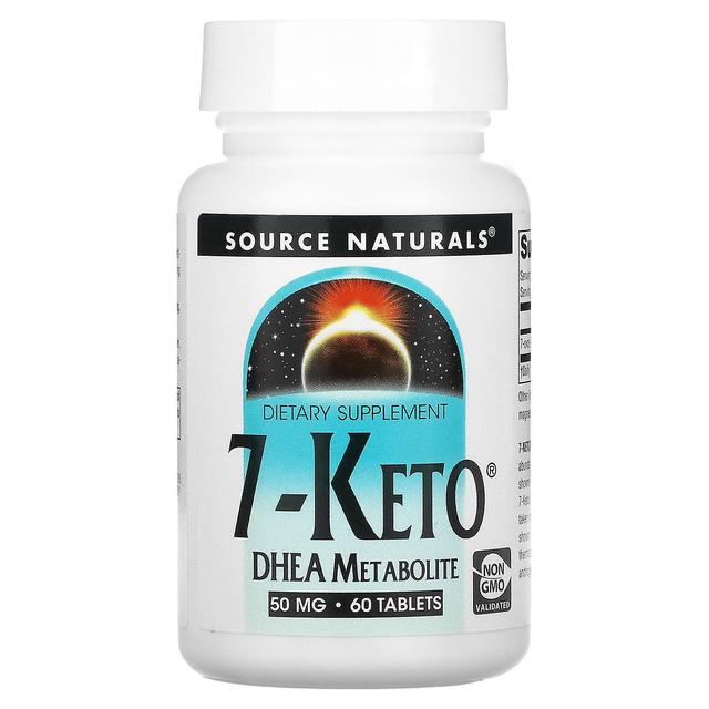 Source Naturals, 7-Keto, Metabolita DHEA, 50 mg, 60 Compresse on Productcaster.