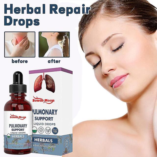 1/2 Pack Lung Support Liquid Drops Herbal Advanced Lung Support 1pcs on Productcaster.