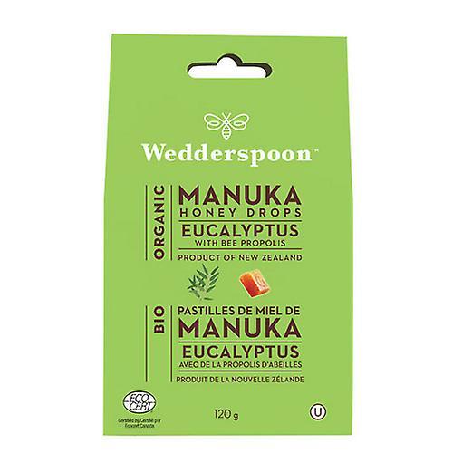 Wedderspoon Org Manuka Honey Drops Eucalyptus ,120 gramos on Productcaster.