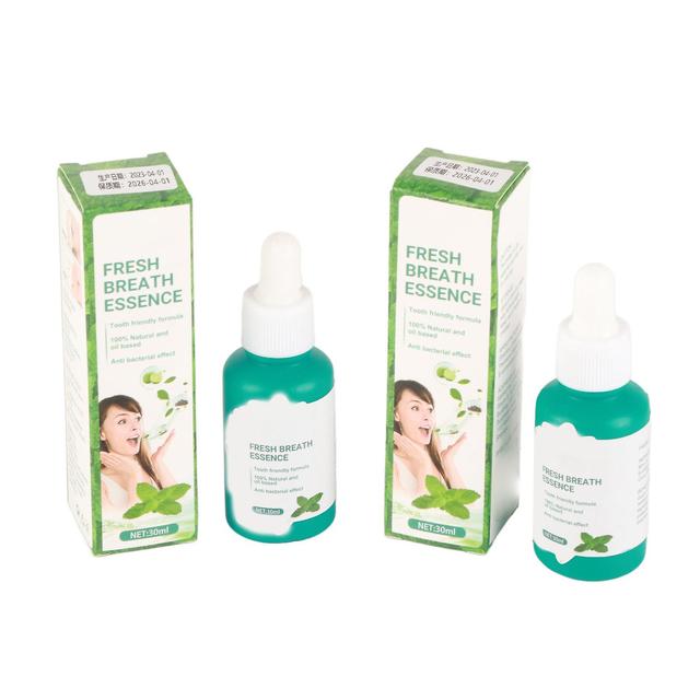 Xbedy 2st Dålig Andedräkt Eliminerande Serum 30ml Mint Rena Lukt Örtextrakt Mild Bärbar Mun Lukt Avlägsnande Droppe CNO.092900 on Productcaster.